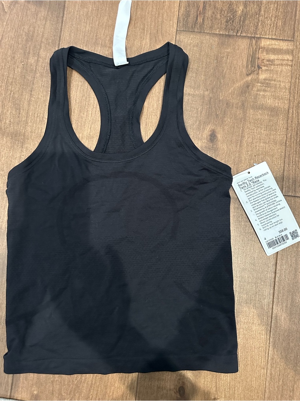 Lululemon Swiftly Tech 2.0 Black Racerback Tank Top